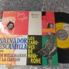 Discos de vinilo: SALVADOR ESCAMILLA EP ROMEO + 3 1962. Lote 400893414