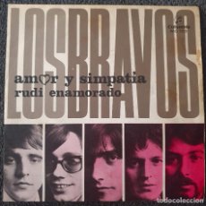 Discos de vinilo: BRAVOS - 7” SPAIN 1969 - AMOR Y SIMPATIA - RUDI ENAMORADO - MOD SKA ROCKSTEADY - VERS LOCOMOTIVE. Lote 400897484