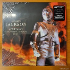 Discos de vinilo: MICHAEL JACKSON - HISTORY - 3 LP SET ON COLOR VINYL WITH INNER SLEEVES. Lote 400898619
