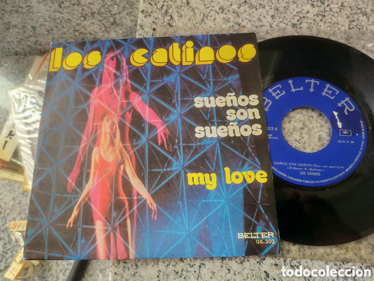 Discos de vinilo: Los catinos single sue&ntilde;os son sue&ntilde;os 1973 /2 - Foto 1