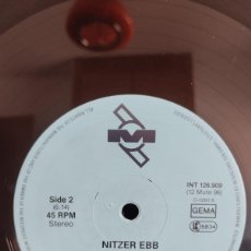 Discos de vinilo: NITZER EBB - SHAME (12”, SINGLE),1989 ALEMANIA. Lote 400914309