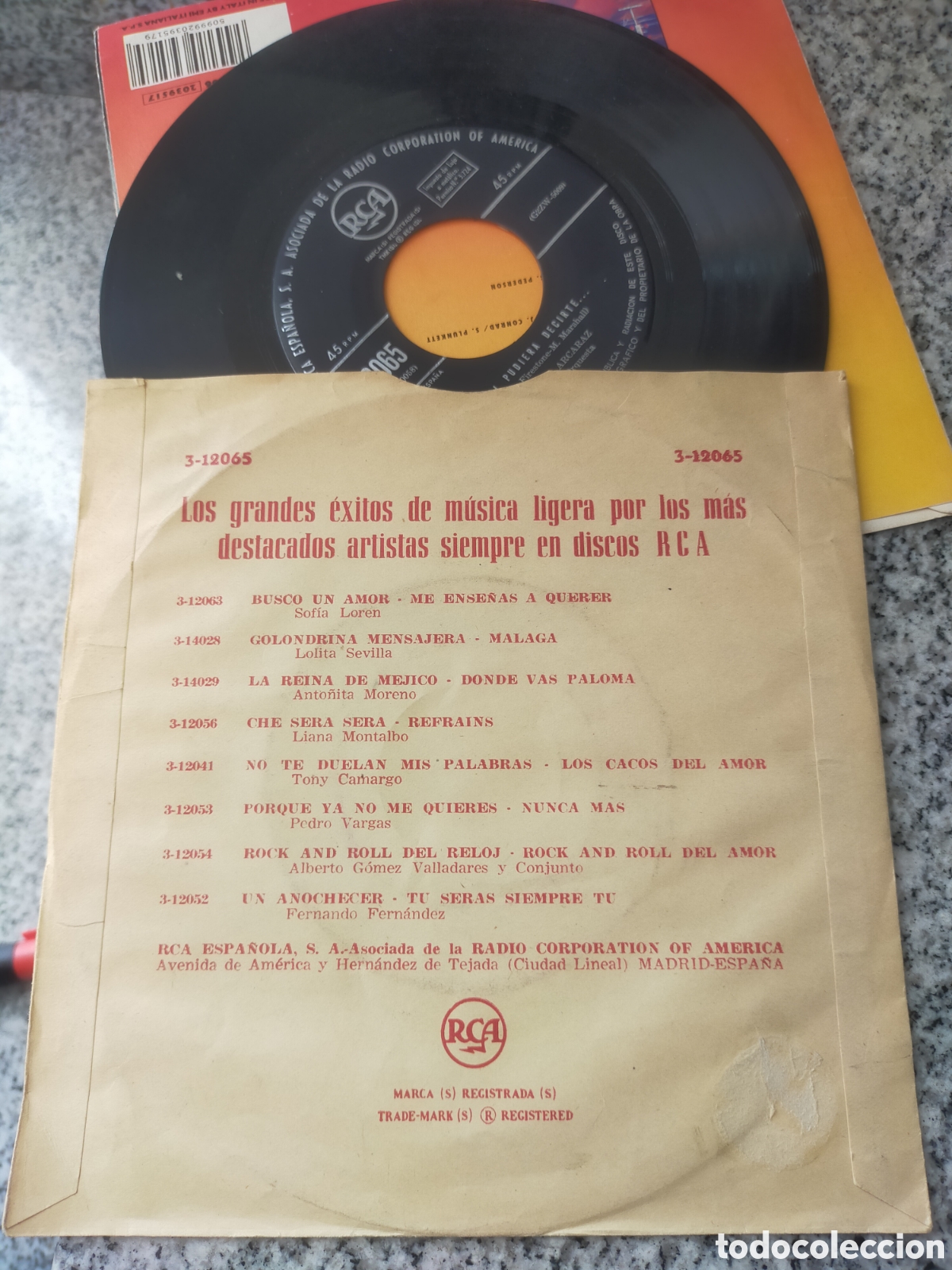 Discos de vinilo: Luis Alcaraz single calypso espa&ntilde;ol - Foto 2