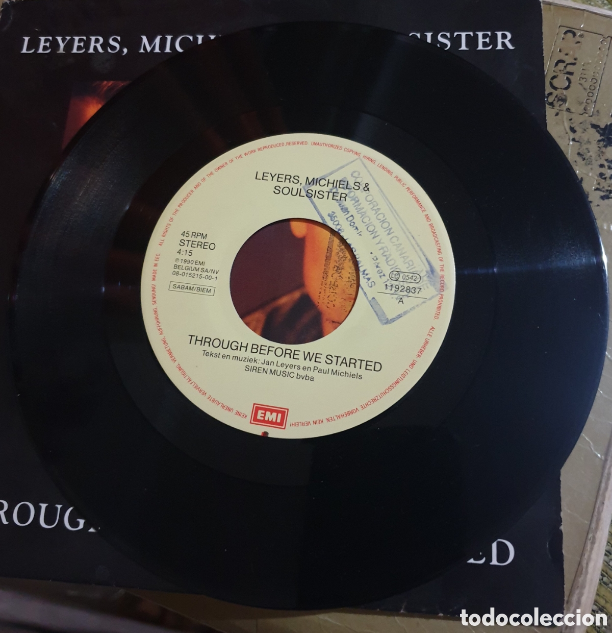 Discos de vinilo: Leyers, Michiels & soulsister - through before we started - Foto 2