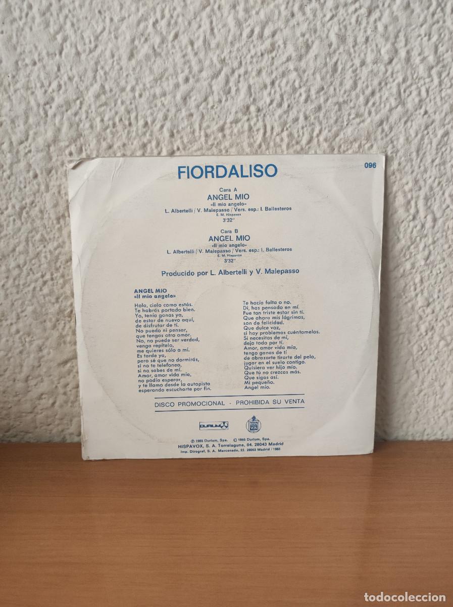 Discos de vinilo: Fiordaliso &ndash; Angel Mio - Foto 2