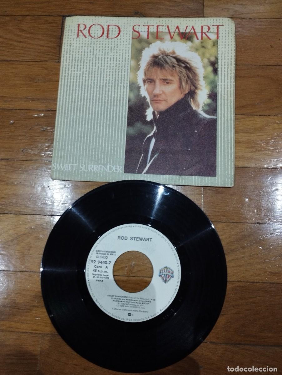 Discos de vinilo: ROD STEWART - SWEET SURRENDER - SINGLE 1983 - Foto 1