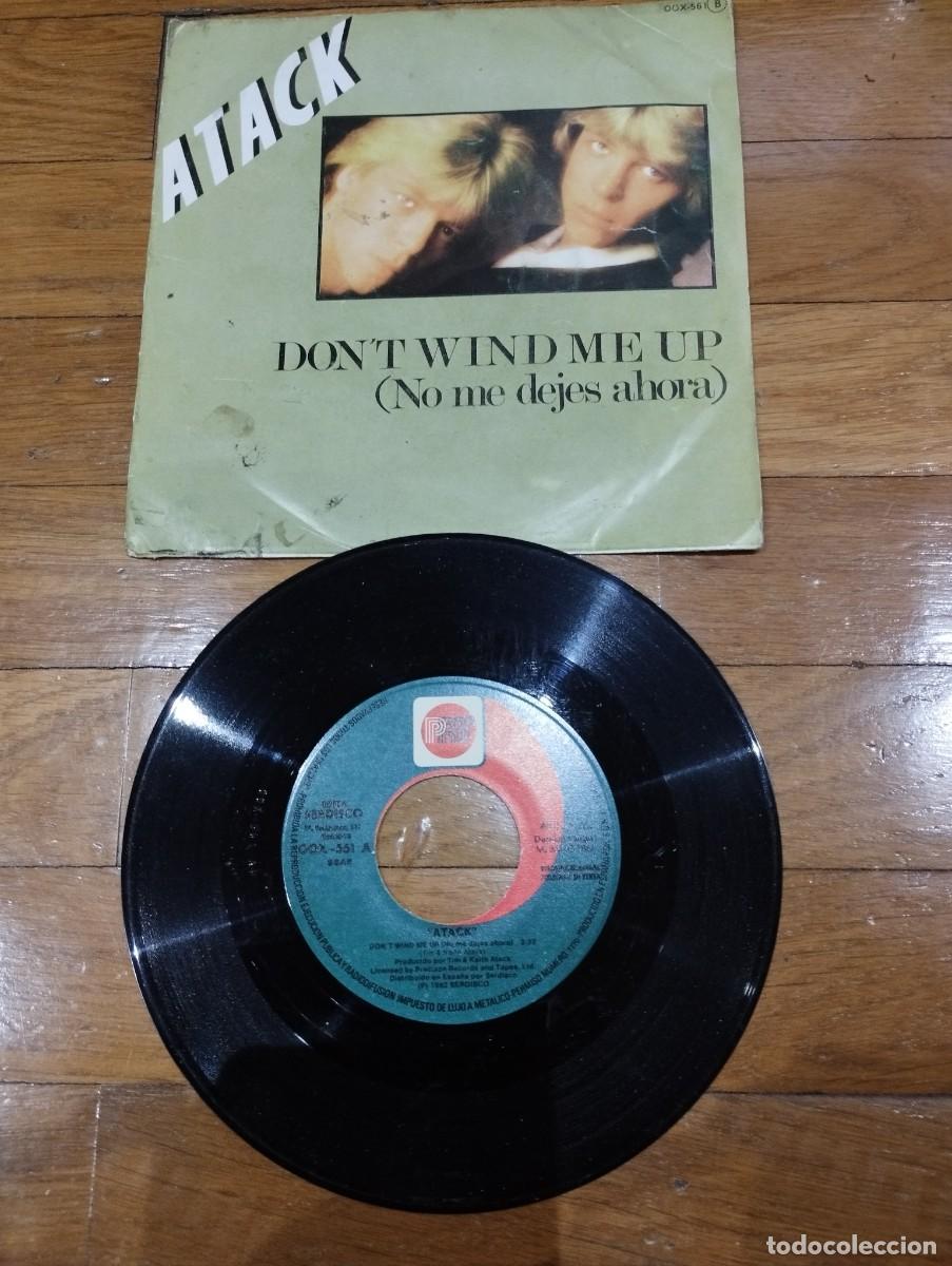 Discos de vinilo: ATACK - DONT WIND ME UP - SINGLE 1982 - Foto 1