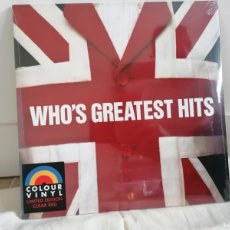 Discos de vinilo: THE WHO - WHO'S GREATEST HITS RED VINYL EDICION LIMITADA NUEVO PRECINTADO. Lote 400925469