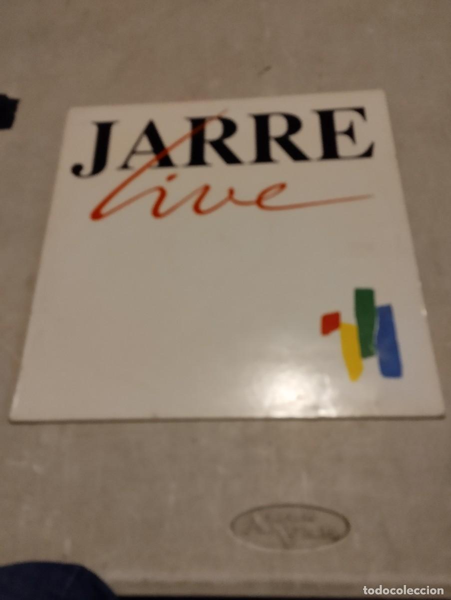 Discos de vinilo: Jarre LP Live Esp.1989 encarte - Foto 1