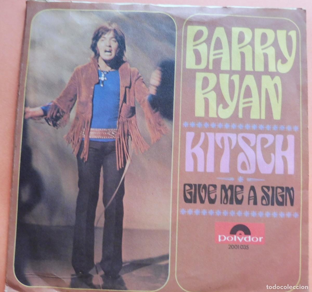 Discos de vinilo: SINGLE - Barry Ryan &ndash; Kitsch - Polydor &ndash; 2001 035 - Germany 1970 - Foto 1