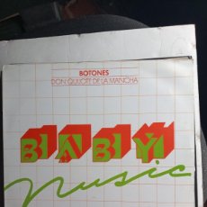 Discos de vinilo: BOTONES ‎– DON QUIJOTE DE LA MANCHA BABY MUSIC 1979 REGALO DE FUNDADOR LP PROMO. Lote 400952509