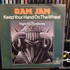 Discos de vinilo: RAM JAM - KEEP YOUR HANDS ON THE WHEEL. Lote 400952514