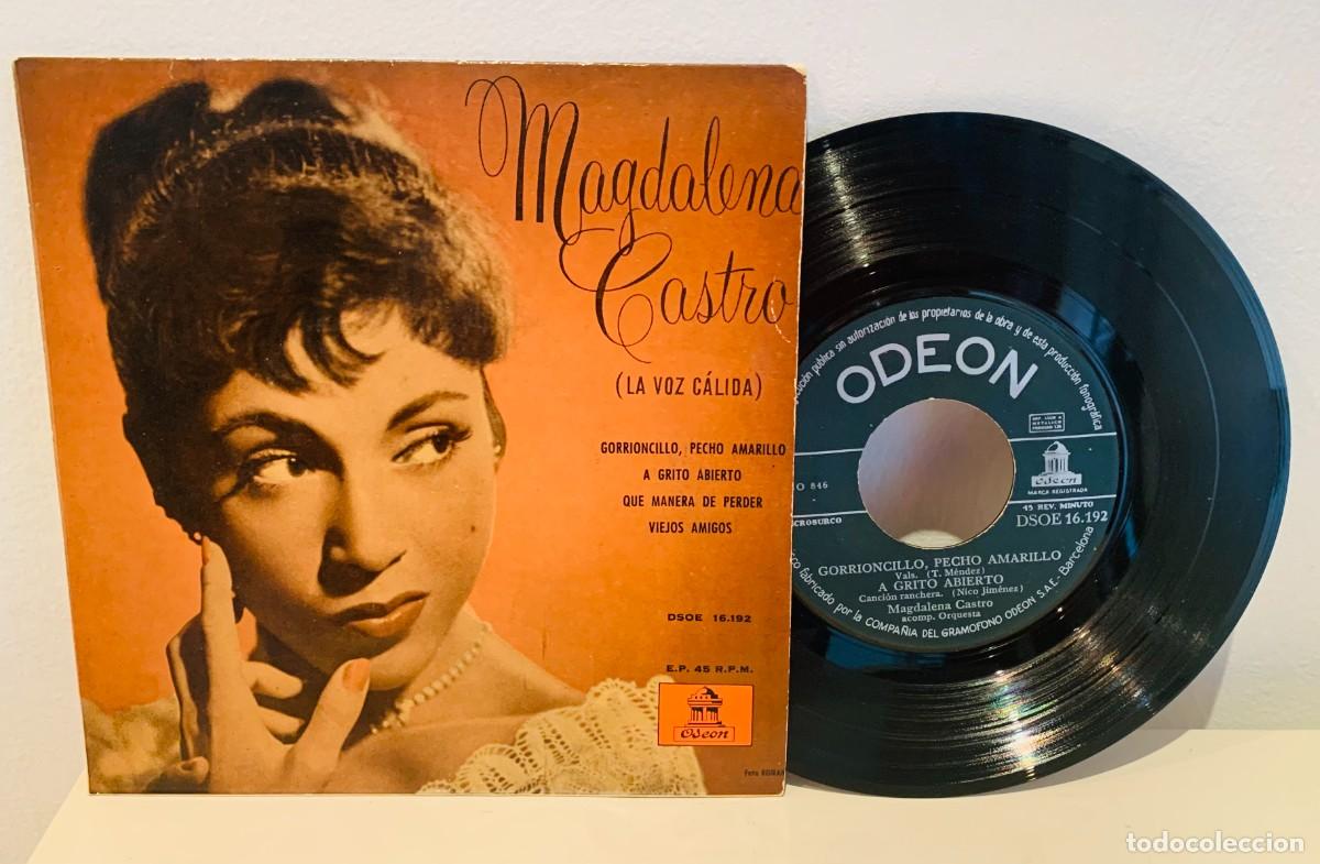 Discos de vinilo: MAGDALENA CASTRO EP VOZ CALIDA - Foto 1