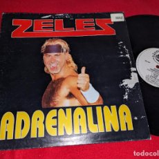 Discos de vinilo: ZELES ADRENALINA 12'' MX 1994 BLANCO Y NEGRO 6 CANCIONES. Lote 400954764
