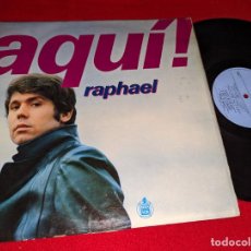 Discos de vinilo: RAPHAEL AQUI! LP 1969 HISPAVOX EDICION INGLESA ENGLAND UK. Lote 400961224