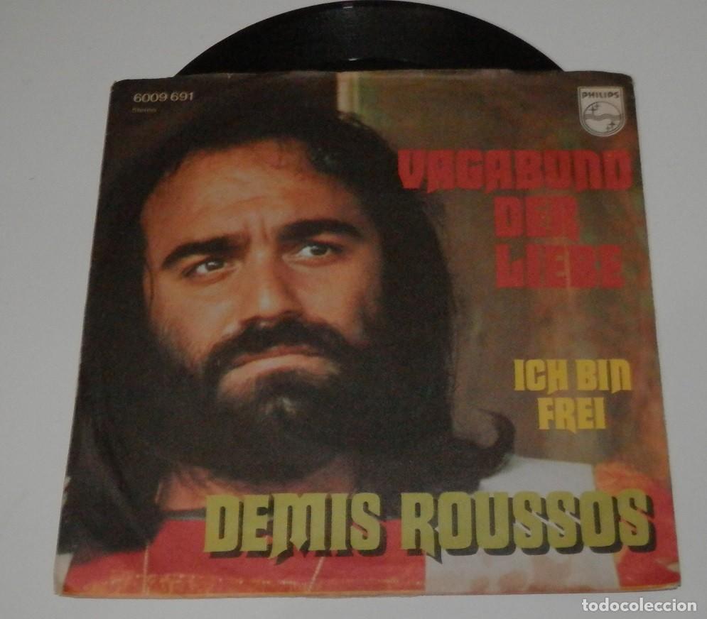 Discos de vinilo: DISCO SINGLE DE VINILLO DE DEMIS ROUSSOS - Foto 1