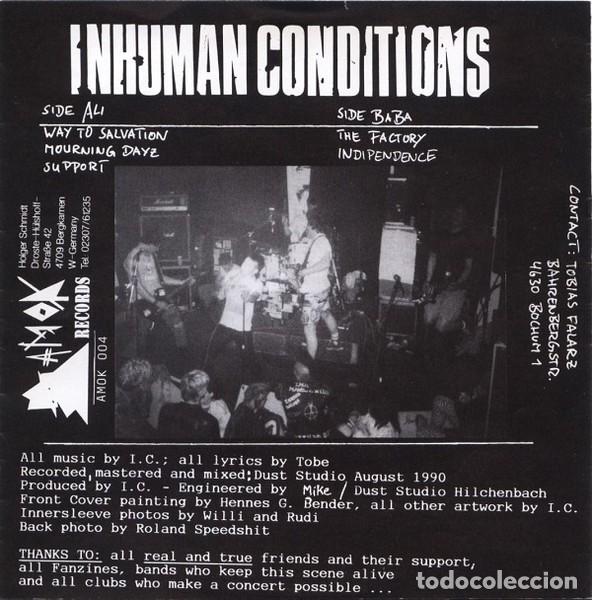 Discos de vinilo: Inhuman Conditions &ndash; Support - Foto 2