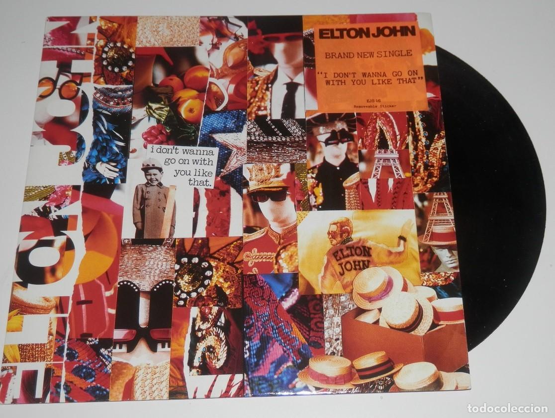 Discos de vinilo: DISCO SINGLE DE VINILLO DE ELTON JOHN - Foto 1