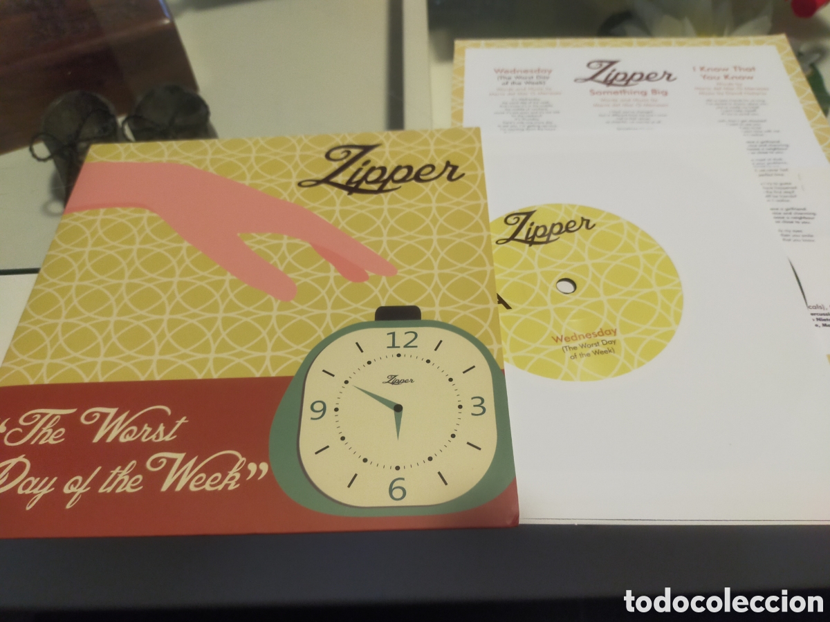 Discos de vinilo: Zipper ep wednesday + 3 2013 - Foto 1