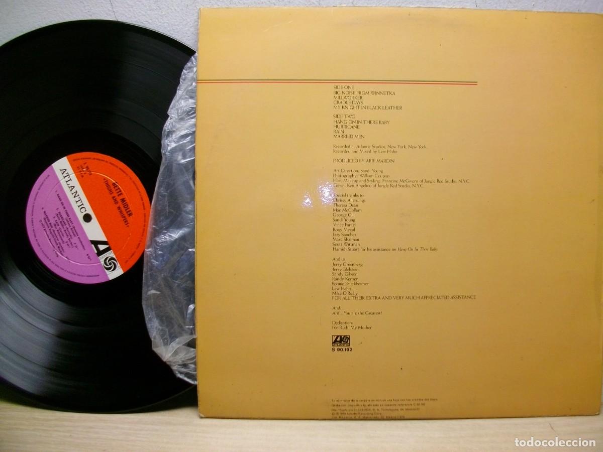 Discos de vinilo: Bette Midler &ndash; Thighs And Whispers LP - Foto 2