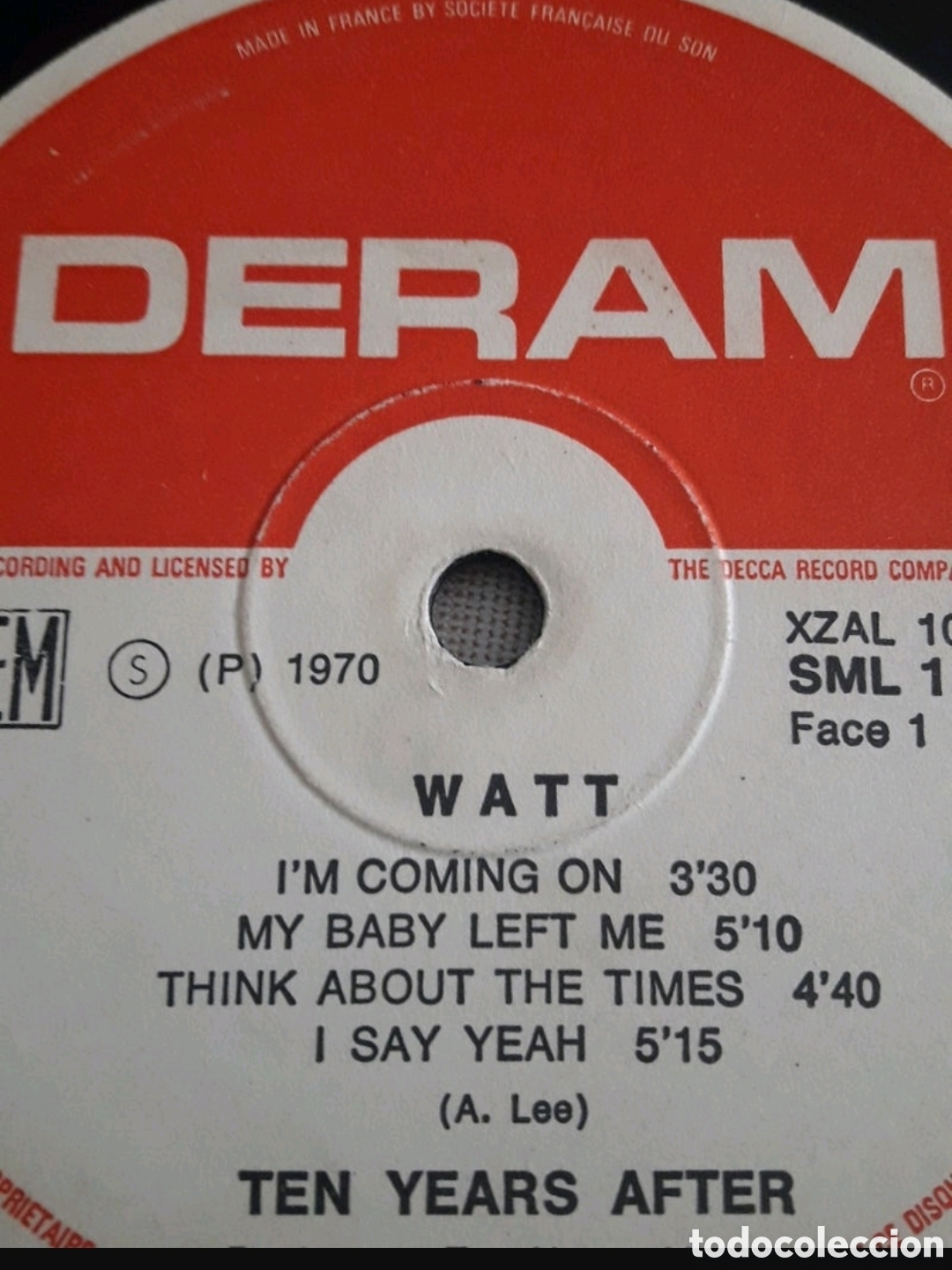 Discos de vinilo: Lp Ten Years After. Watt. Edici&oacute;n limitada - Foto 3