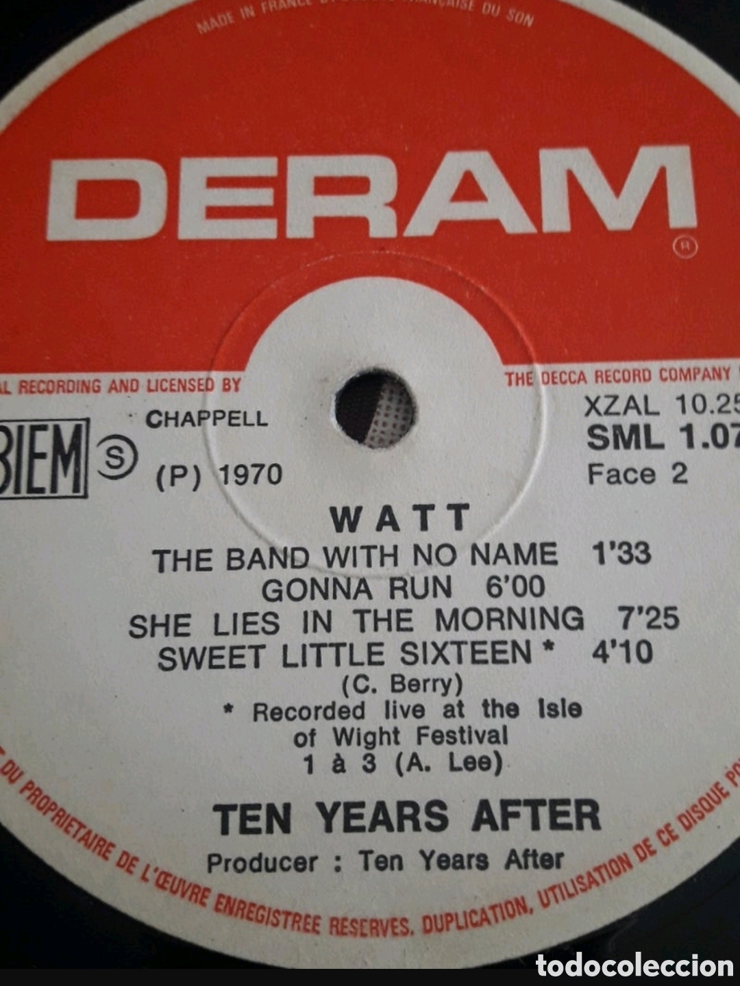 Discos de vinilo: Lp Ten Years After. Watt. Edici&oacute;n limitada - Foto 4