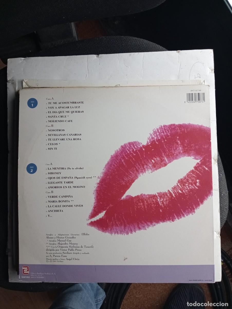 Discos de vinilo: Los Sabande&ntilde;os &lrm;&ndash; Intimamente 1991 2 inserts 2lps folk - Foto 2