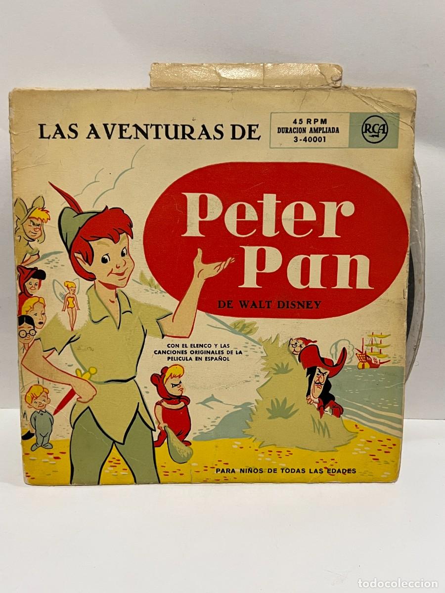 Discos de vinilo: SINGLE - LAS AVENTURAS DE PETER PAN - WALT DISNEY - RCA - Foto 1