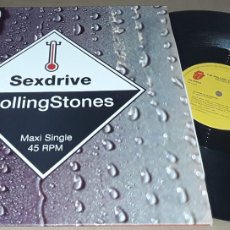 Discos de vinilo: MAXI - THE ROLLING STONES - SEXDRIVE - PROMO - MADE IN SPAIN - ROLLING STONES - PROMOCIONAL. Lote 401021874