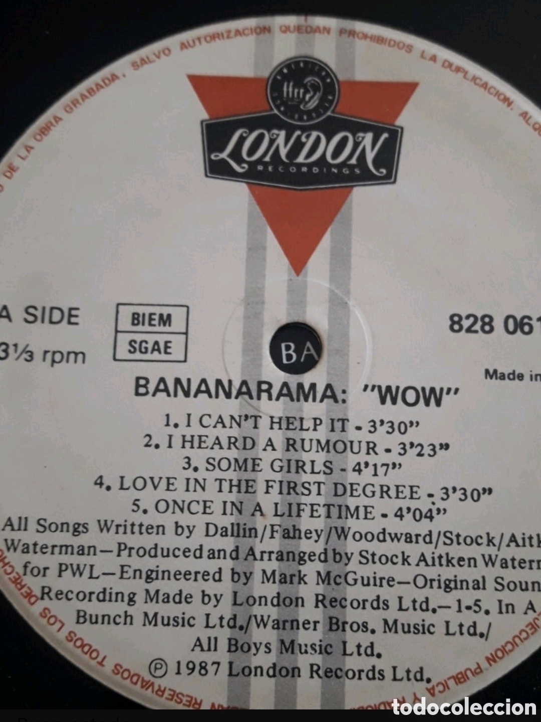 Discos de vinilo: Lp Bananarama. WOW!... - Foto 3
