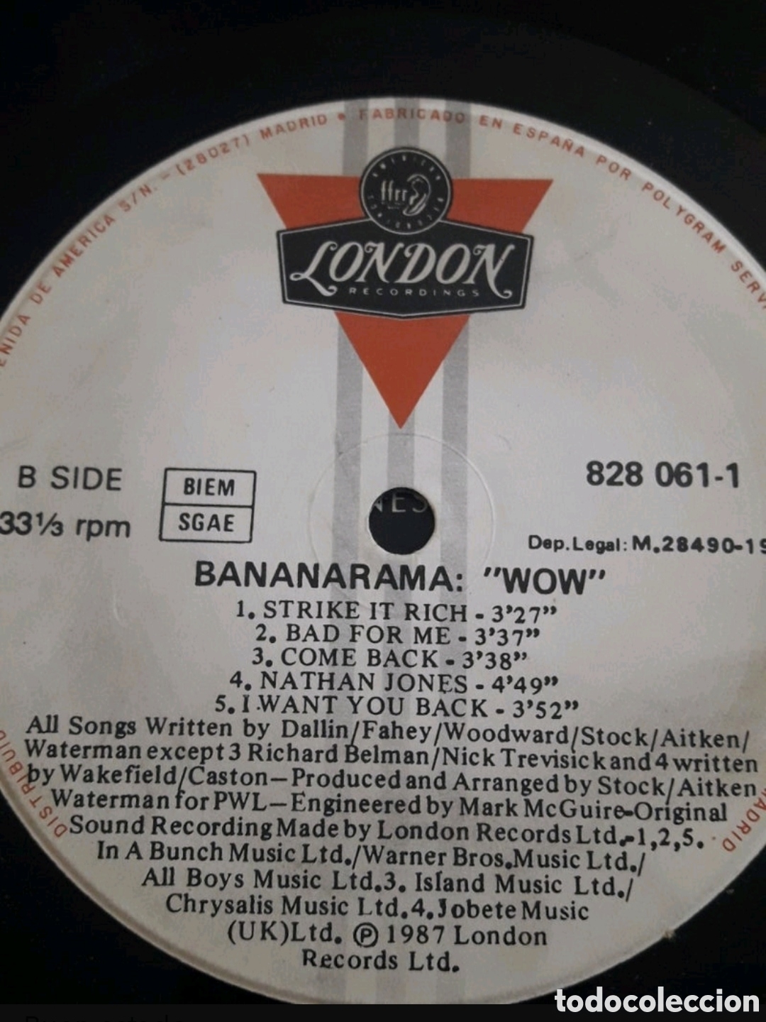 Discos de vinilo: Lp Bananarama. WOW!... - Foto 4