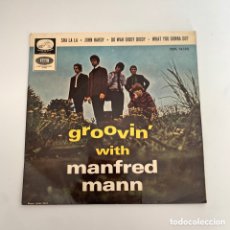 Discos de vinilo: EP 7” - MANFRED MANN - GROOVIN’ WITH MANFRED MANN (1964). Lote 401041284
