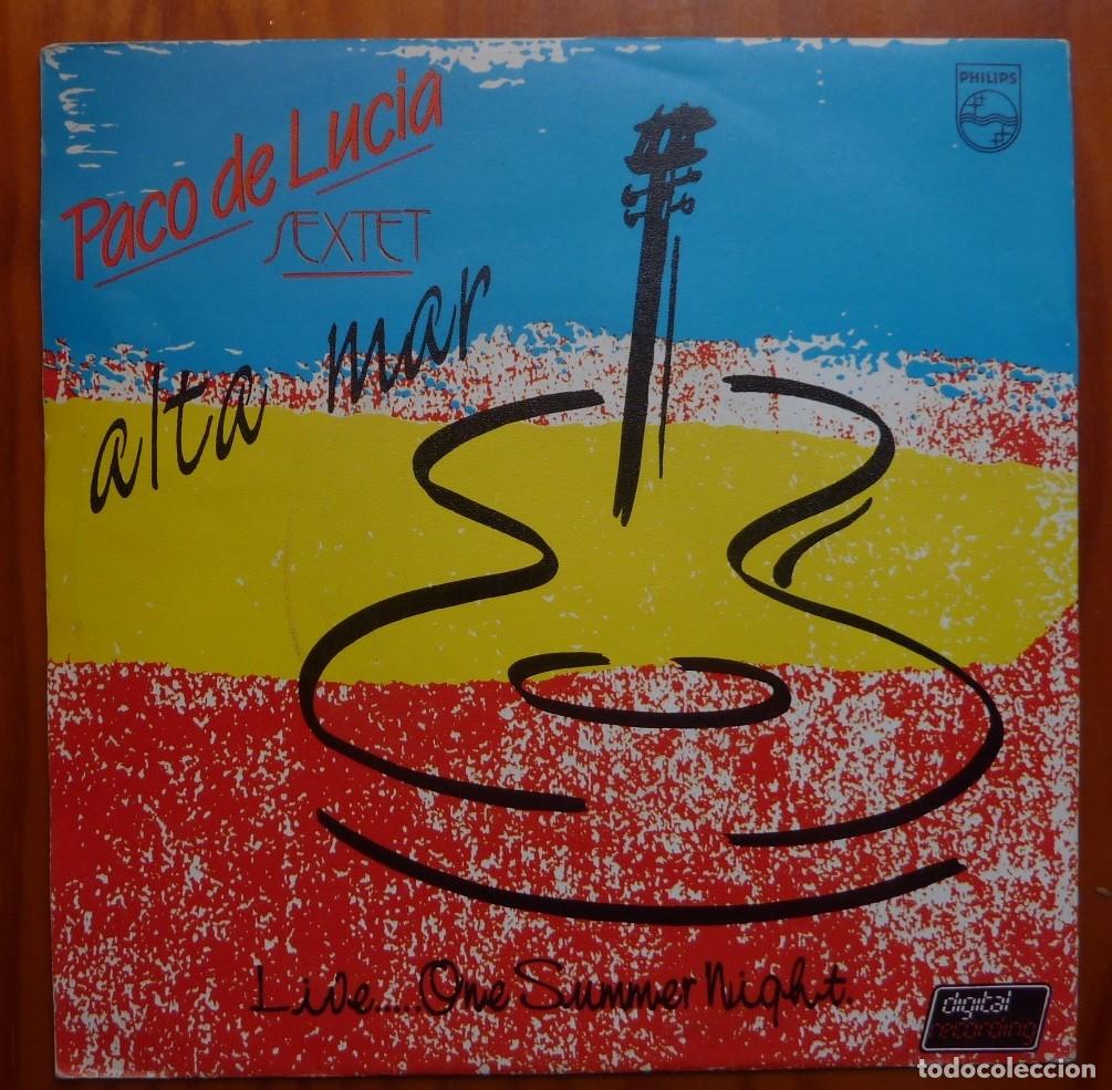 Discos de vinilo: PACO DE LUCIA / ALTA MAR / 1984 / SINGLE - Foto 1