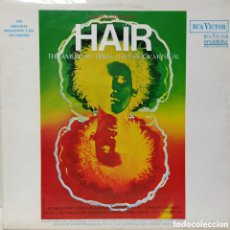 Discos de vinilo: VARIOS- HAIR - AMERICAN TRIBAL LOVE-ROCK MUSICAL - ORIGINAL BROADWAY CAST RECORDING (LP, ALBUM). Lote 401062189