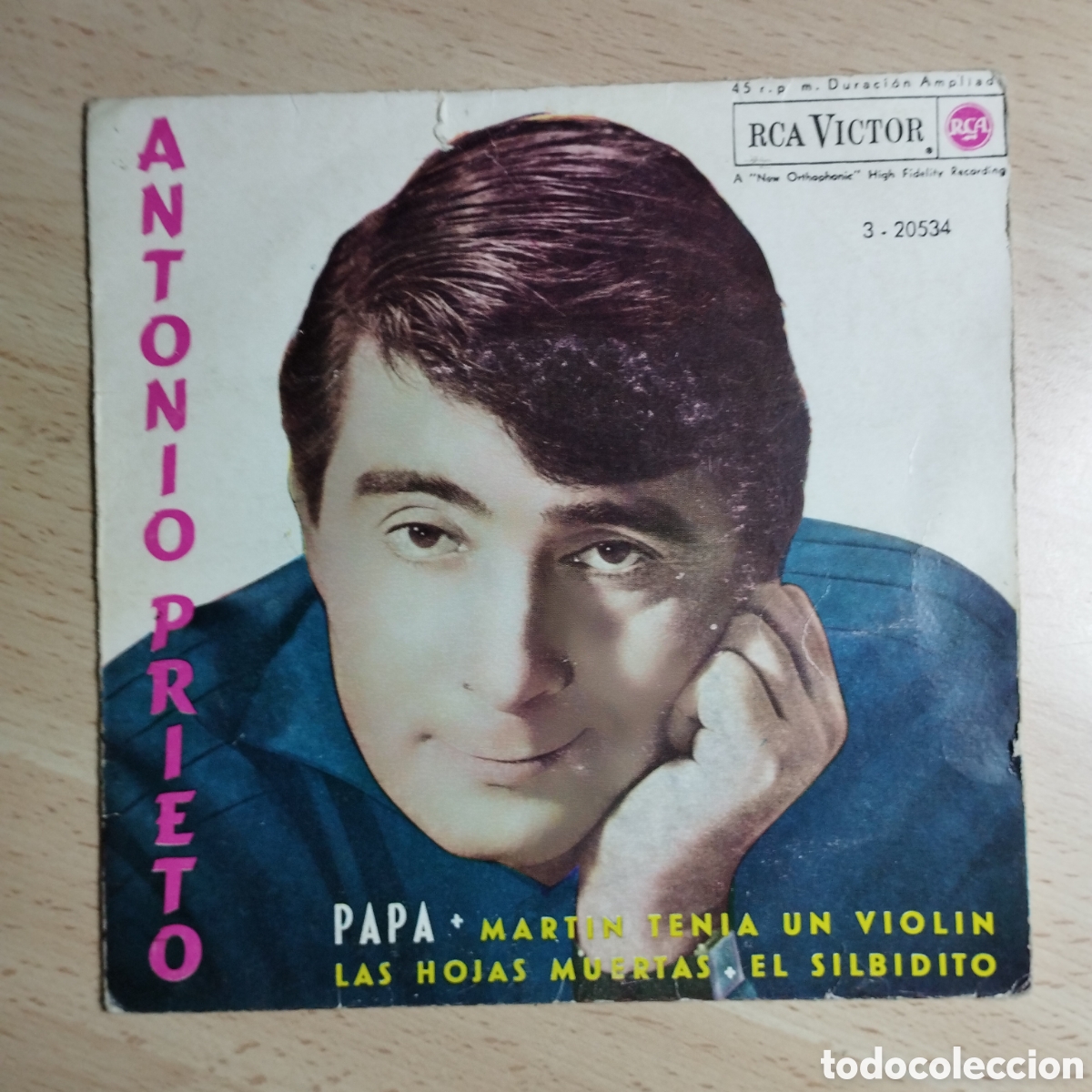 Discos de vinilo: EP 7&rdquo; Antonio Prieto 1962 Papa +3 - Foto 1