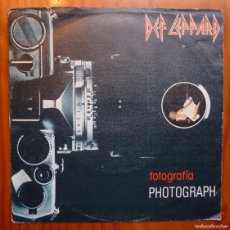 Discos de vinilo: DEF LEPPARD / PHOTOGRAPH / 1983 / SINGLE. Lote 401067224