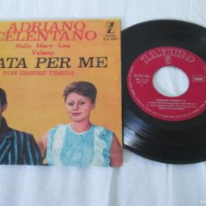 Discos de vinilo: ADRIANO CELENTANO - NATA PER ME. EP, ED ESPAÑOLA 7” 1962. MUY BUEN ESTADO (VG+). Lote 401068409
