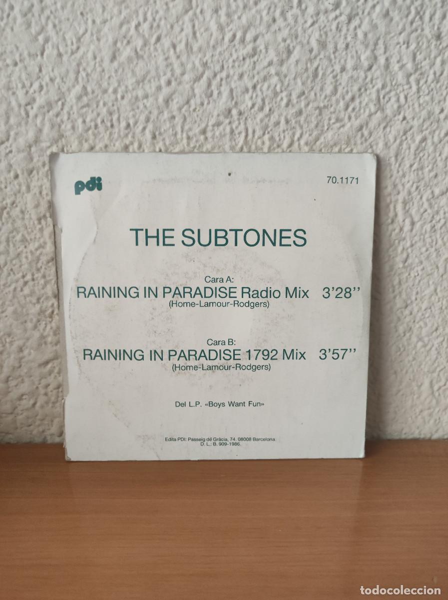 Discos de vinilo: The Subtones &ndash; Raining In Paradise - Foto 2