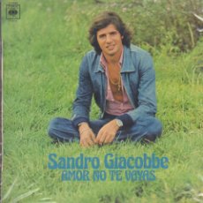 Discos de vinilo: SANDRO GIACOBBE - AMOR NO TE VAYAS / LP CBS 1976 / BUEN ESTADO RF-15913. Lote 401106434