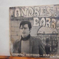 Discos de vinilo: SINGLE. ANDRES DO BARRO. CORPIÑO XEITOSO. RAPACIÑA.. Lote 401114264