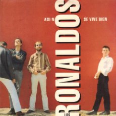 Discos de vinilo: LOS RONALDOS - ASI NO SE VIVE BIEN / MAXISINGLE EMI 1992 / CARATULA ROZADA RF-15930. Lote 401114384