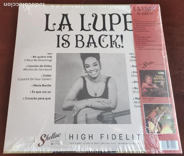 Discos de vinilo: LA LUPE - IS BACK - LP - Foto 2