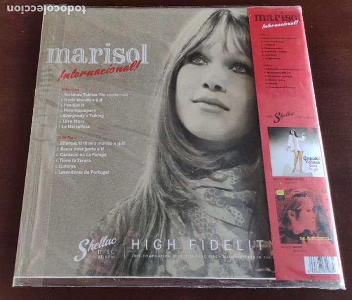 Discos de vinilo: MARISOL - INTERNACIONAL - SHELLAC DISC - LP - Foto 2