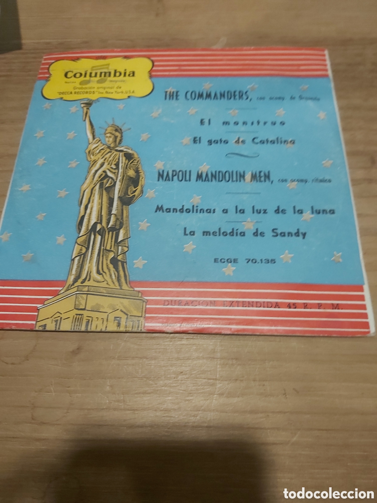 Discos de vinilo: Columbia decca records the commanders orquesta - Foto 1