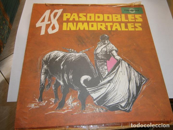 Dischi in vinile: ANTIGUO DISCO VINILO LP - 48 PASODOBLES INMORTALES