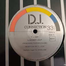 Discos de vinilo: T-COY ‎– CARIÑO. 1988. SELLO: D.J. CONNECTION ‎– DJ-A11 FORMATO:12”. BUEN ESTADO. Lote 401174784