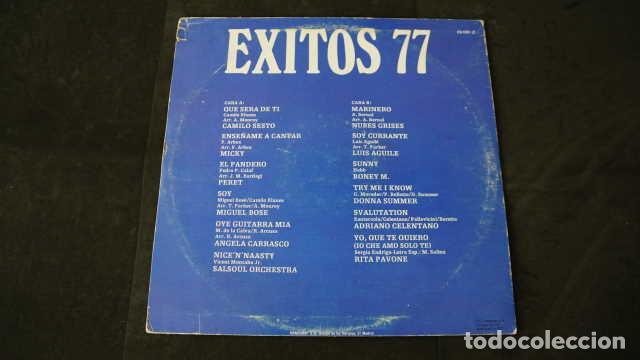 Discos de vinilo: LP, EXITOS 77, EXITOS DEL 77, ARIOLA 25120 - Z, A&Ntilde;O 1977. - Foto 2