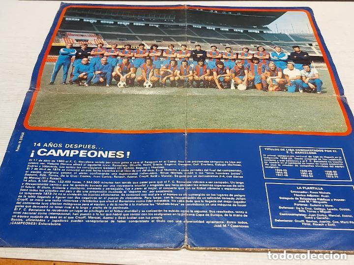 Discos de vinilo: AZULGRANA JUGADORES DEL BAR&Ccedil;A vinilo single - Foto 4