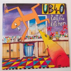 Discos de vinilo: UB40- RAT IN THE KITCHEN- YUGOSLAVIA LP 1986 + INSERT- VINILO COMO NUEVO.. Lote 401233739