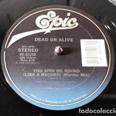 Discos de vinilo: DEAD OR ALIVE YOU SPIN ME ROUND MURDER MIX VINILO 12 US 1984. Lote 401235039