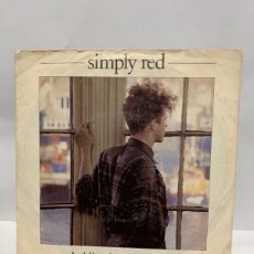 Discos de vinilo: SINGLE - SIMPLY RED - HOLDING BACK THE YEARS / DROWNING IN MY OWN TEARS - WEA - 1986. Lote 401246179